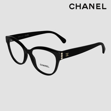CHANEL Butterfly Sonnenbrille Triple Pearl CH3440H A75266 C622 Schwarz 156246211