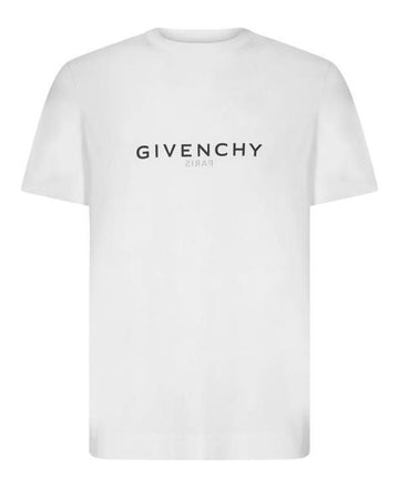GIVENCHY Reverse Logo Slim Fit Kurzarm T-Shirt 151056304