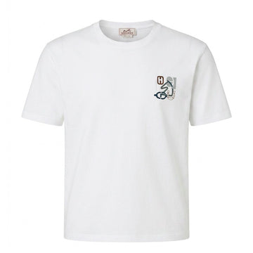 Hermes Leather Patch Men’s Short Sleeve T-Shirt 156250588