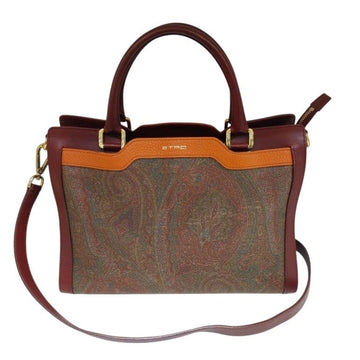 Etro Multi-Color PVC Paisley Tote Shoulder Bag 1F634 156257624