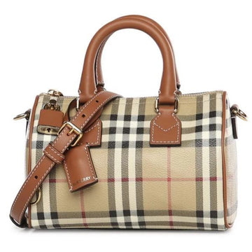 BURBERRY ミニチェックボウリングバッグ (8118565) 156105175