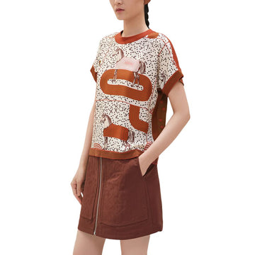 HERMES ショートスリーブツイレンセーター H5E2805DLDP38 156275679