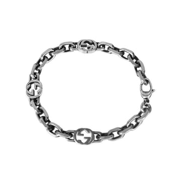GUCCI インターロッキングブレスレット 620798 J8400 0811 ヴィンテージシルバー 127478522