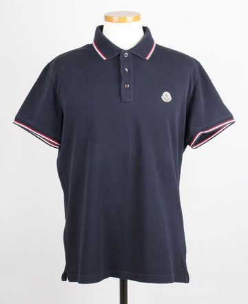 MONCLER PK半袖Tシャツ ネイビー XL(105) 156278304