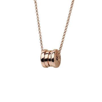 Bulgari Pink Gold B.Zero1 Mini Pendant Necklace 37124 156278469