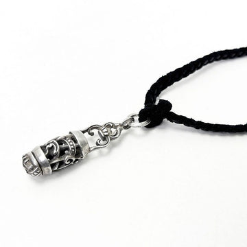 Chrome Hearts Blade Leather String Celtic Roller Pendant Necklace 5VCRA66319 130777398