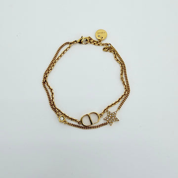 DIOR Petit CD Kristall Doppelarmband 156283387