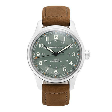 HAMILTON 時計 H70545560 カーキ フィールド チタニウム メンズレザーボ時計 54555141