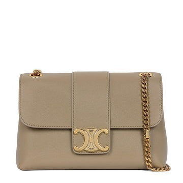 CELINE カプチーノ ビクトワール トリューペ ミディアム チェーン ショルダーバッグ 115853FDU 03CP 120062244