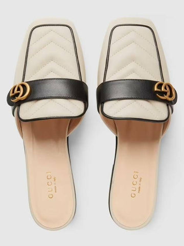GUCCI ダブルGスライドサンダル 670398 BKOE0 9086 133010890