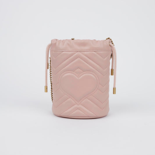 GUCCI GG Marmont Bucket Mini Schulter Kreuzkörper Tasche 575163 155593647