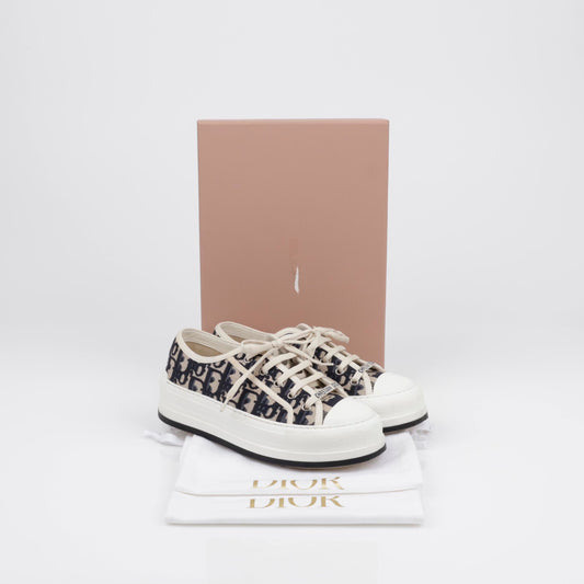 DIOR KCK385OBE Plattform Sneakers Größe 36 155888390
