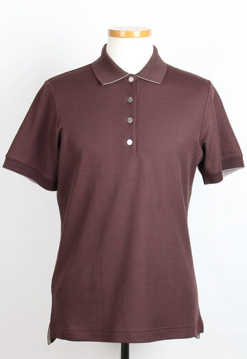 Hermes PK Collared Women's Short Sleeve T-shirt 66 156292106