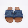 Celine Denim Marina Fringe Mule 156292406 [P]