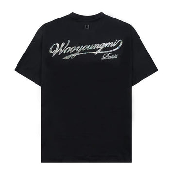 Wooyoungmi Lettering Back Logo T-Shirt 156292430