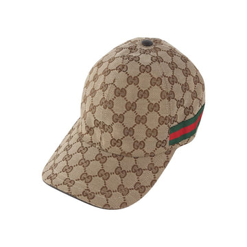 GUCCI Baseballmütze aus GG-Canvas mit Webdesign Größe S 37186-1 156293670