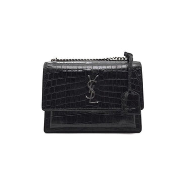 SAINT LAURENT Crocodile Sunset Bag Medium (442906) L861255 156293882