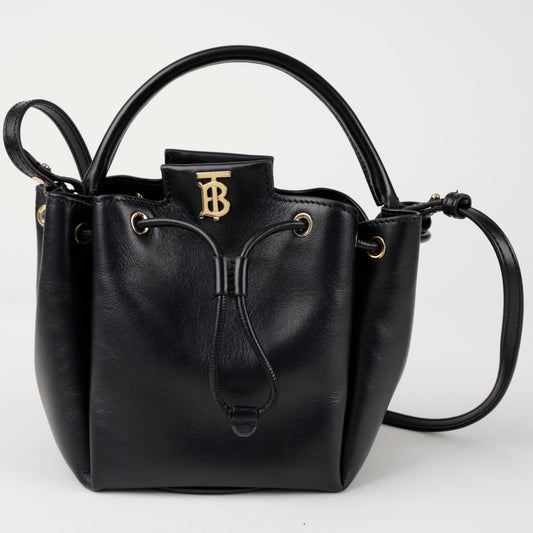 BURBERRY Bucket Tote Schultertasche mit Monogramm-Motiv 8028541 155517853