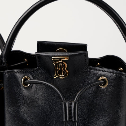 BURBERRY Bucket Tote Schultertasche mit Monogramm-Motiv 8028541 155517853