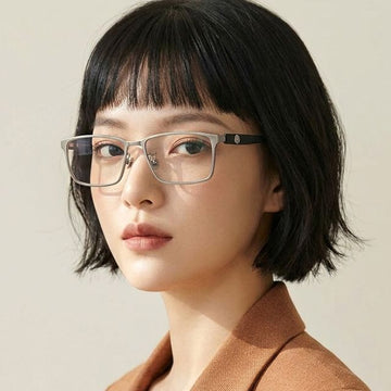 Moncler Eyeglasses Frame ML5163H 015 Luxury Square Simple Metal Frame 72302276