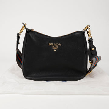 Prada Metal Logo Shoulder Crossbody Bag 155525812