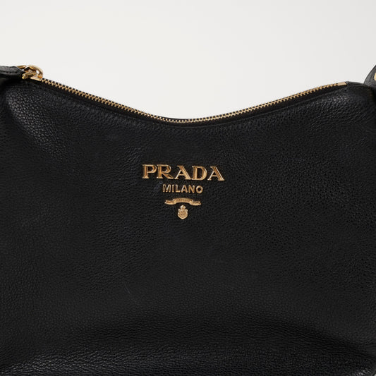PRADA Metall-Logo Schultercrossbody Tasche 155525812