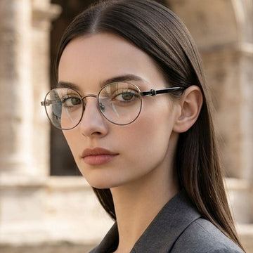 Moncler Eyeglasses ML5179 008 Luxury Retro Fashion Round Frame 65871838