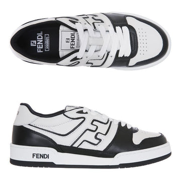 FENDI Ledersneaker mit Logo 111225732