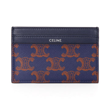 CELINE トリオンフ キャンバス カーフスキン カードケース 156297768