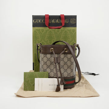 GUCCI Ophidia Mini Bucket Schulter Crossbody Tasche 155997477