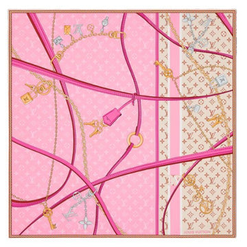 Louis Vuitton Strap and Trunk Square 70 Silk Scarf Muffler M98741 156314676
