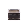 HERMES Schalring H603693S 02 aus Lammleder und palladisiertem Messing 156332026 [P]