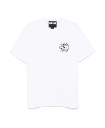 Versace Embroidered V Emblem T-shirt 78GAHE07 CJ00E 003 151104137
