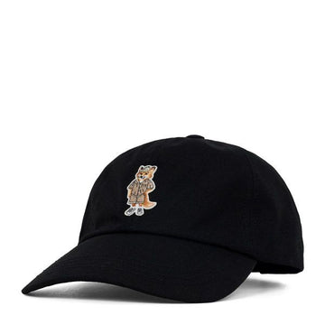Maison Kitsune Black Dressed Fox Embroidered Baseball Cap 156332644