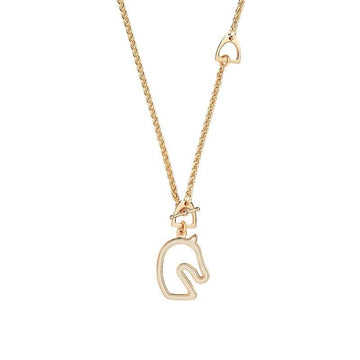 HERMES ネックレス スモール モデル クリーム D3 156332650