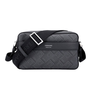 Salvatore Ferragamo Gancini Men's Crossbody Bag 155888913