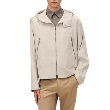 Hermes Zip-Up Hooded Jacket for Men H652120HC1052 156332952