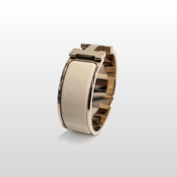 HERMES ベージュ H300001F クリック クラック ブレスレット GM 156335104
