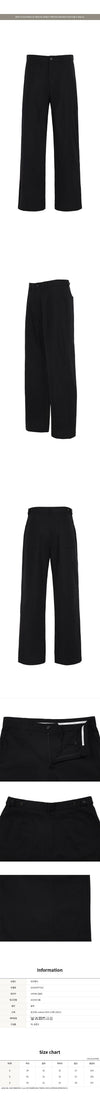 MARKAWARE Schwarze organische Boil-Yarn Twill weite Zimmermann-Hosenträger 139305630 [P]