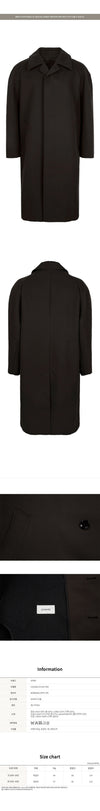 LEMAIRE Espresso Single Car Coat CO1066 LF1297 495 121522498 [P]