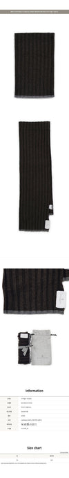 BRUNELLO CUCINELLI ブラウン カシミア マフラー M2240819 CP000 146356078 [P]