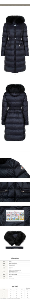 Moncler Navy Boedic Goose Long Down Jacket 1C00022 595FE 778 147692204 [P]