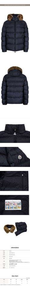 MONCLER Maya Puffernacke aus Gänsedaunen in Marineblau 1A00198 5968E 742 148525140 [P]