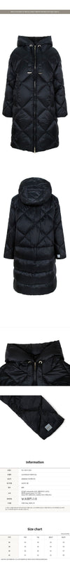 MAXMARA ブラックトレフェグースダウンジャケット002 149293129 [P]