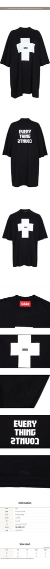 032c Washed Black Point Zero Oversized T-Shirt S25 URC 0152 050 W 149364005 [P]