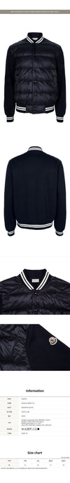 MONCLER Baumwollmix Daunen Bomberjacke mit Logo-Patch 8G00011 809KZ 778 149690449 [P]