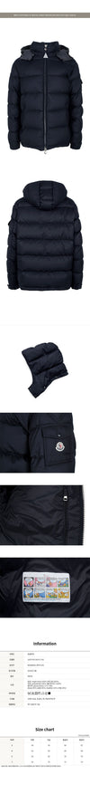 MONCLER MONTGENEVRE Daunenjacke mit Kapuze in Navy - 1A53700 54272 742 151515661 [P]