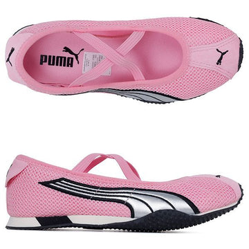 PUMA 26SS ピンクシマー シルバー H-ストリート バレエ スニーカー 407820 04 156351142