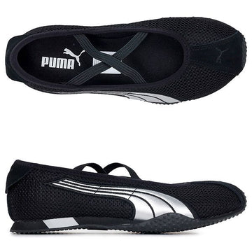 PUMA ブラックシルバー Hストリート バレースニーカー 407820 03 156351143