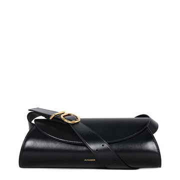 Jil Sander Black Canolo Small Shoulder Bag 143106400